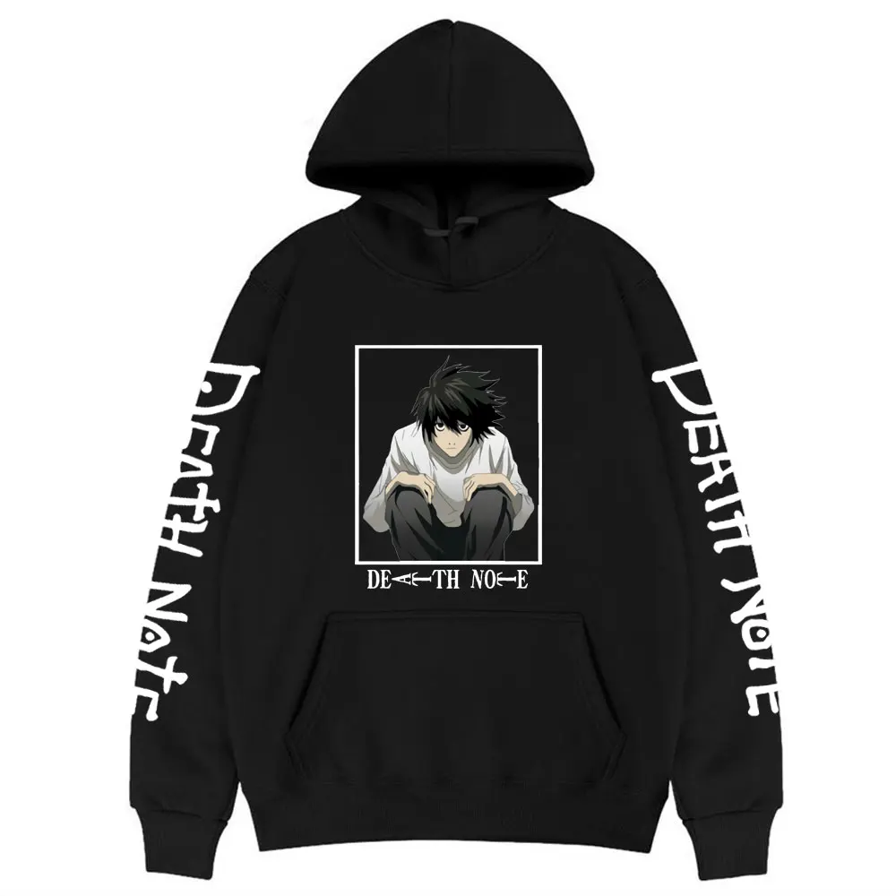 Highly Recommended Japanese Anime Death Note Cosplay Hoodie Men Women Vintage Sweatshirt Funny Graphic Tracksuit Unisex Jacke
Highly Recommended Japanese Anime Death Note Cosplay Hoodie Men Women Vintage Sweatshirt Funny Graphic Tracksuit Unisex Jacke