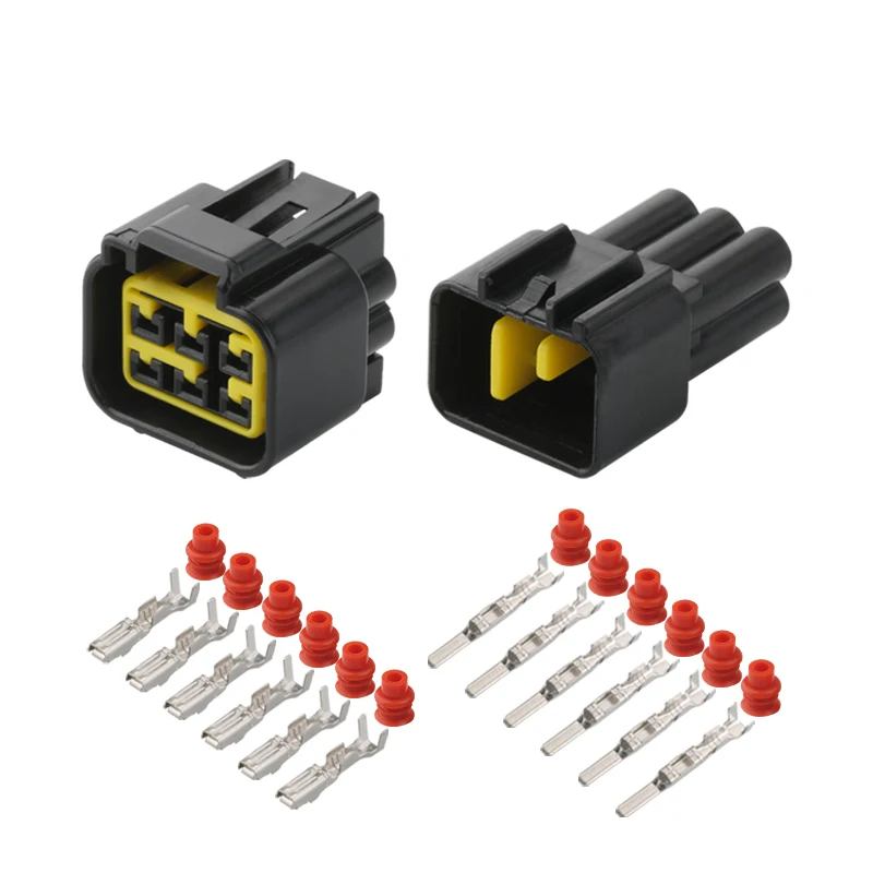 1PCS DJ7061Y-2.3-11/21 Car Waterproof Connector Joint 6P Plug FW-C-6F/M-B 6 Pin way male female Connector
1PCS DJ7061Y-2.3-11/21 Car Waterproof Connector Joint 6P Plug FW-C-6F/M-B 6 Pin way male female Connector