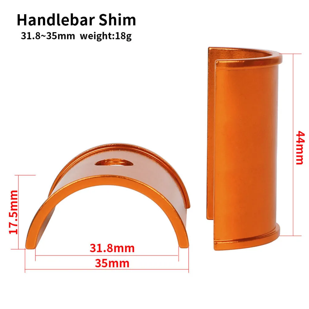 1Pair Bike Handlebar Conversion Shim 31.8 To 25.4mm / 34.9 To 31.8mm Aperture Adjust Adapter MTB Road Bicycle Reducer
1Pair Bike Handlebar Conversion Shim 31.8 To 25.4mm / 34.9 To 31.8mm Aperture Adjust Adapter MTB Road Bicycle Reducer