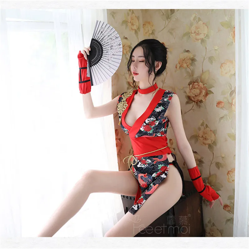 2020 New Hot Sexy Lingerie Women Sets Koi Embroidery Cheongsam Erotic Lingerie Sexy Hollow Backless Sexi Woman Lingerie
2020 New Hot Sexy Lingerie Women Sets Koi Embroidery Cheongsam Erotic Lingerie Sexy Hollow Backless Sexi Woman Lingerie