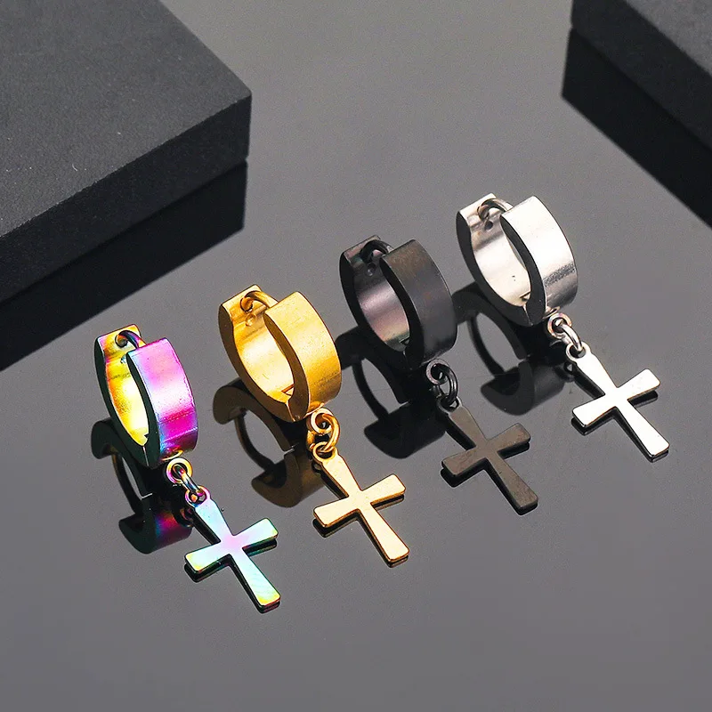 Mixed Sets Stainless Steel Cross Men Earring for Guys Men's Women Cool Punk NO FADE Gothic Cartilage Earring Jewelry
Mixed Sets Stainless Steel Cross Men Earring for Guys Men's Women Cool Punk NO FADE Gothic Cartilage Earring Jewelry