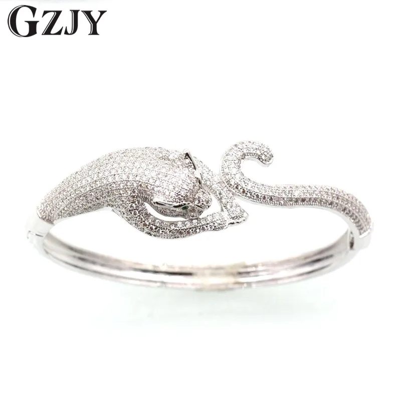 GZJY Gorgeous Jewelry Pulseira White Gold Color Tiger CZ Zircon Bracelet Bangle For Women High Quality Wedding Gift
GZJY Gorgeous Jewelry Pulseira White Gold Color Tiger CZ Zircon Bracelet Bangle For Women High Quality Wedding Gift