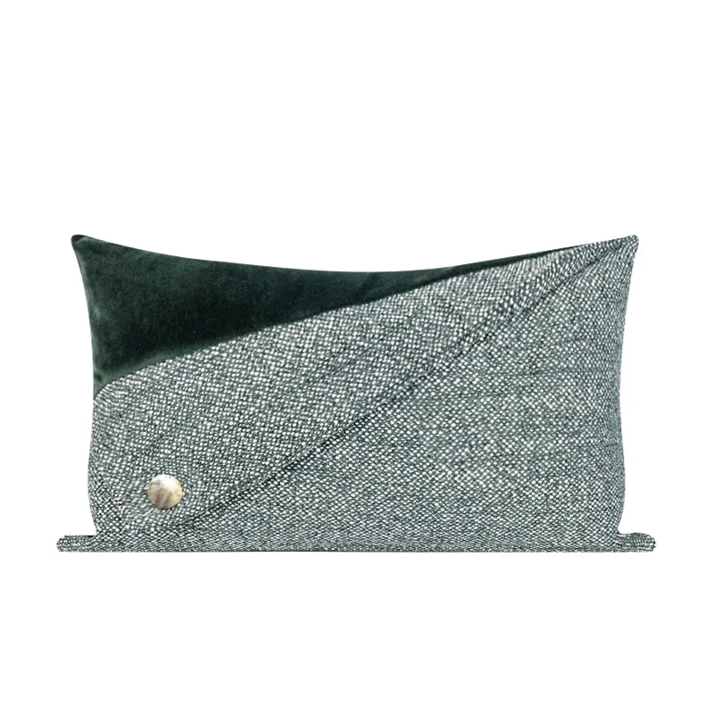 Nordic Luxury Knitted Cushion Cover 30x50cm Green Velvet Sofa Pillow Case Decoration Home Decor Waist Pillow Covers 
Nordic Luxury Knitted Cushion Cover 30x50cm Green Velvet Sofa Pillow Case Decoration Home Decor Waist Pillow Covers