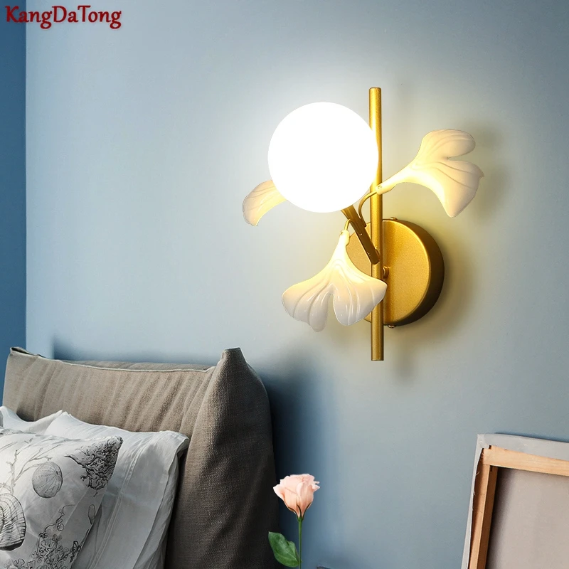 Designer Gilded Ginkgo Biloba Led Wall Lamp Postmodern Living Room Bedroom Corridor Bedside Children Interior Decoration Light
Designer Gilded Ginkgo Biloba Led Wall Lamp Postmodern Living Room Bedroom Corridor Bedside Children Interior Decoration Light