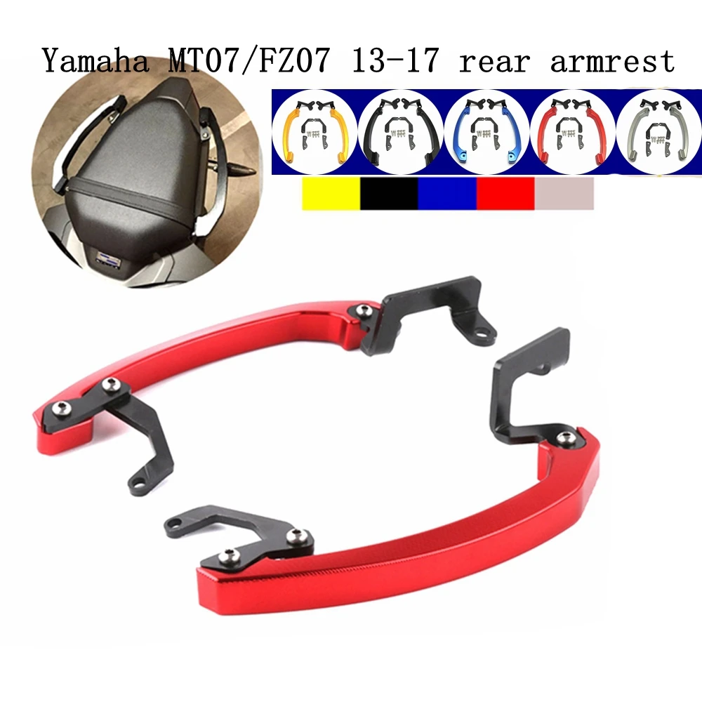 For Yamaha MT07 FZ07 2013 - 2017 Motorcycle Accessories CNC Aluminum Rear Passenger Seat Hand Handle Grab Bar Rail
For Yamaha MT07 FZ07 2013 - 2017 Motorcycle Accessories CNC Aluminum Rear Passenger Seat Hand Handle Grab Bar Rail