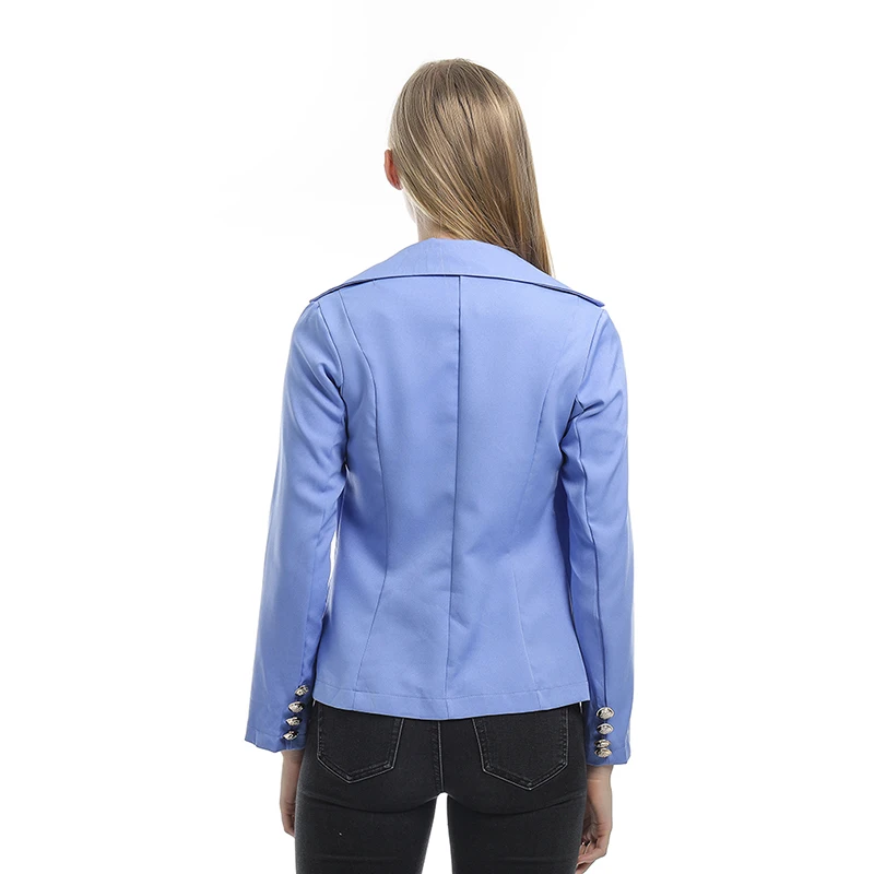Female Slim Short Jackets Women Long Sleeve Turn-Down Collar Coat Ladies Basic Coat Office Outwear Clothes Elegant Overcoats
Female Slim Short Jackets Women Long Sleeve Turn-Down Collar Coat Ladies Basic Coat Office Outwear Clothes Elegant Overcoats