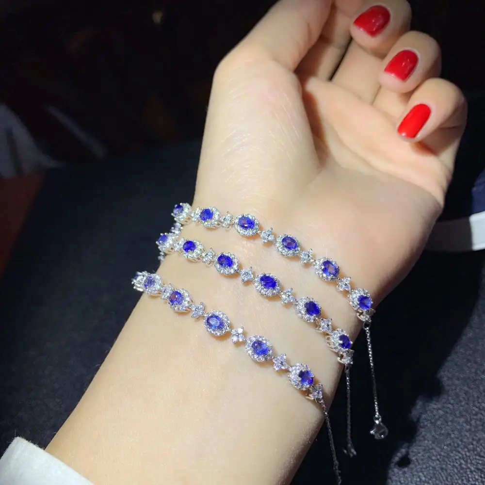 shilovem 925 sterling silver natural real sapphire Bracelets fine Jewelry women trendy wedding plant gift 3*4mm dl0304779agl
shilovem 925 sterling silver natural real sapphire Bracelets fine Jewelry women trendy wedding plant gift 3*4mm dl0304779agl