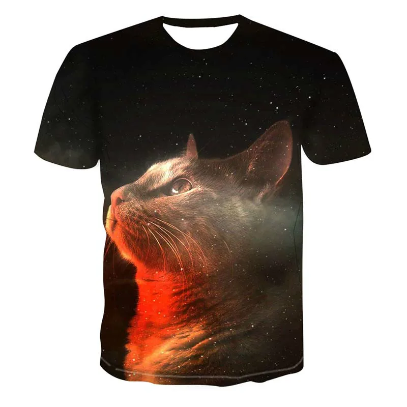Starry Cat 3D Printing Boys Girls Cartoon Casual Short Sleeve Hip Hop Children's Clothing Fashion Cute T-shirt 2021 Summer New
Starry Cat 3D Printing Boys Girls Cartoon Casual Short Sleeve Hip Hop Children's Clothing Fashion Cute T-shirt 2021 Summer New
