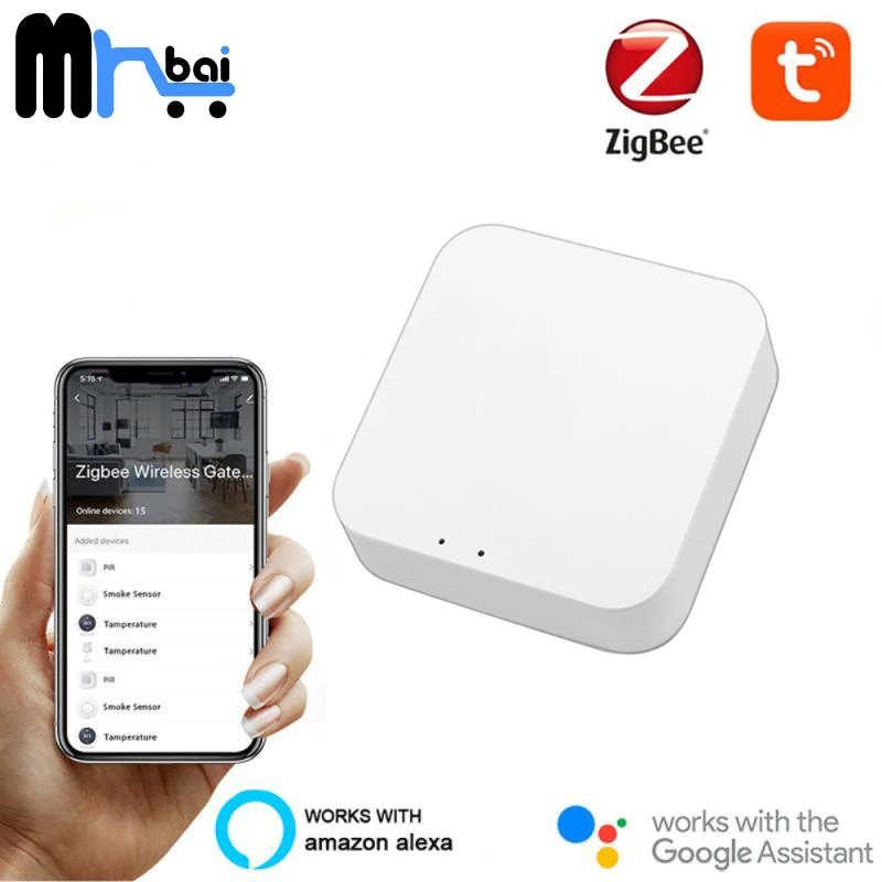 Mr. Bai ZigBee 3.0 Tuya Smart Gateway Hub Wireless Remote Control Zigbee Devices Via Smart Life APP Works with Alexa Google Home
Mr. Bai ZigBee 3.0 Tuya Smart Gateway Hub Wireless Remote Control Zigbee Devices Via Smart Life APP Works with Alexa Google Home