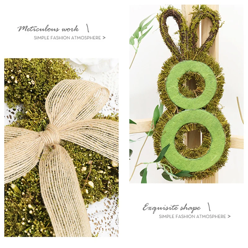 Easter Rabbit Wreath Semi Handmade Artificial Wreaths In The shape Of Rabbit For Front Door Wall Window Home Decoration ds99
Easter Rabbit Wreath Semi Handmade Artificial Wreaths In The shape Of Rabbit For Front Door Wall Window Home Decoration ds99