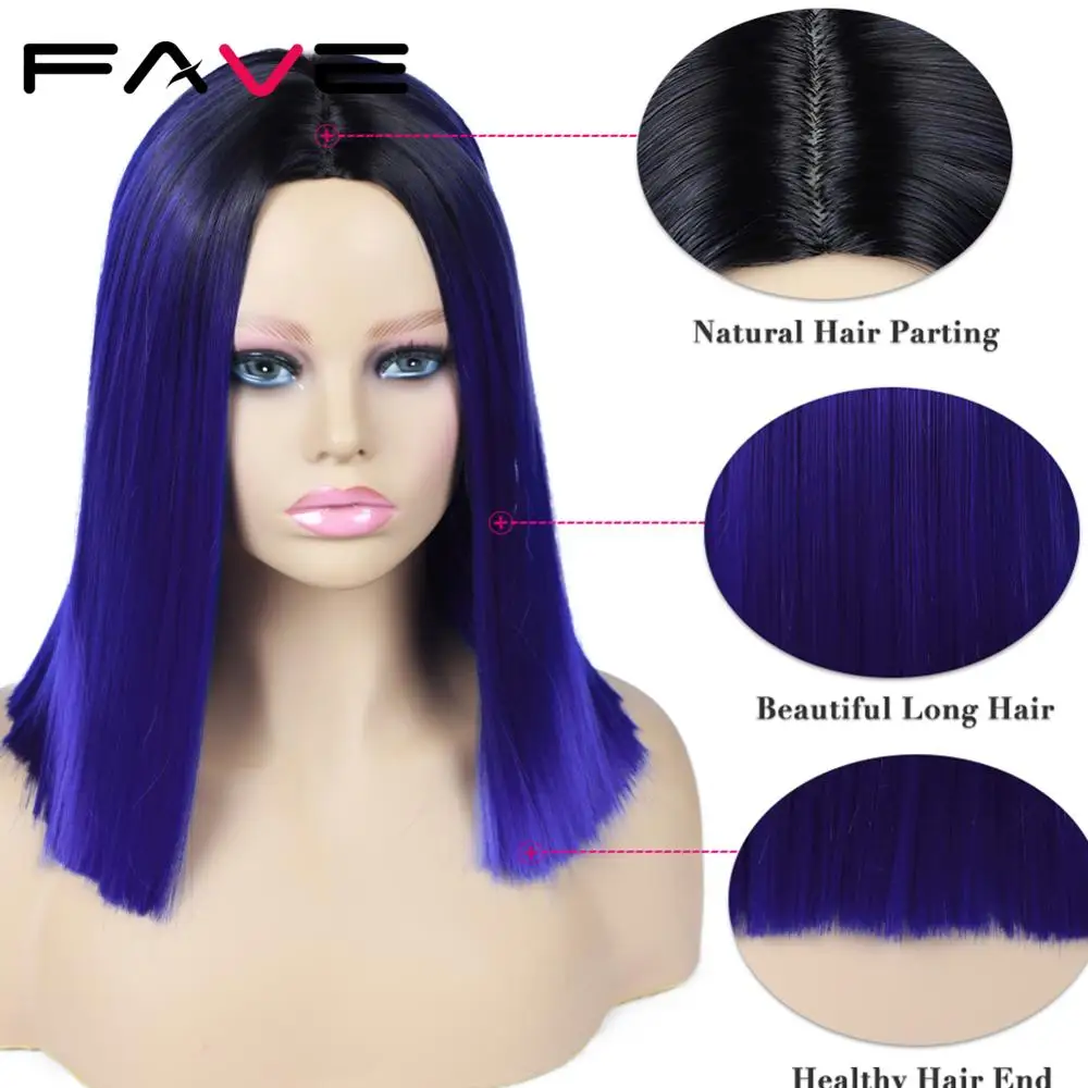 FAVE Synthetic Ombre Jewelry Blue Pink Flax Brown Shoulder Length Straight Heat Resistant Hair Wig For Black Women Cosplay
FAVE Synthetic Ombre Jewelry Blue Pink Flax Brown Shoulder Length Straight Heat Resistant Hair Wig For Black Women Cosplay