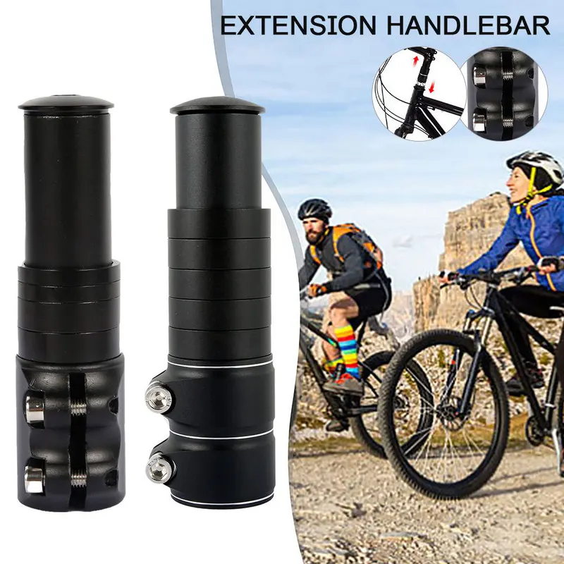 Aluminum Alloy Bicycle Handlebar Extender Fork Stem Extension Heads Up Black Bike Fork Extender MTB Mountain Cycling Bike Part
Aluminum Alloy Bicycle Handlebar Extender Fork Stem Extension Heads Up Black Bike Fork Extender MTB Mountain Cycling Bike Part