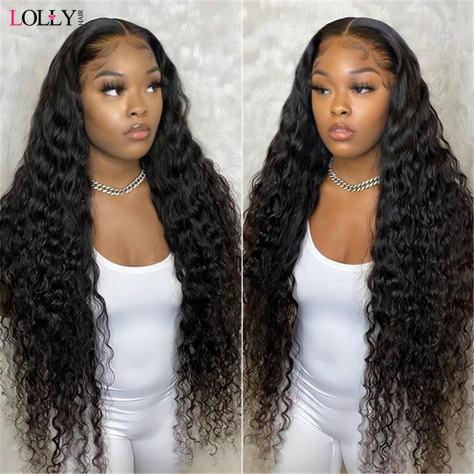 28 30 inch Deep Wave Wig 250 Density Brazilian Lace Front Wig Lace Frontal Wig Remy Human Hair Wigs For Black Women Closure Wig
28 30 inch Deep Wave Wig 250 Density Brazilian Lace Front Wig Lace Frontal Wig Remy Human Hair Wigs For Black Women Closure Wig