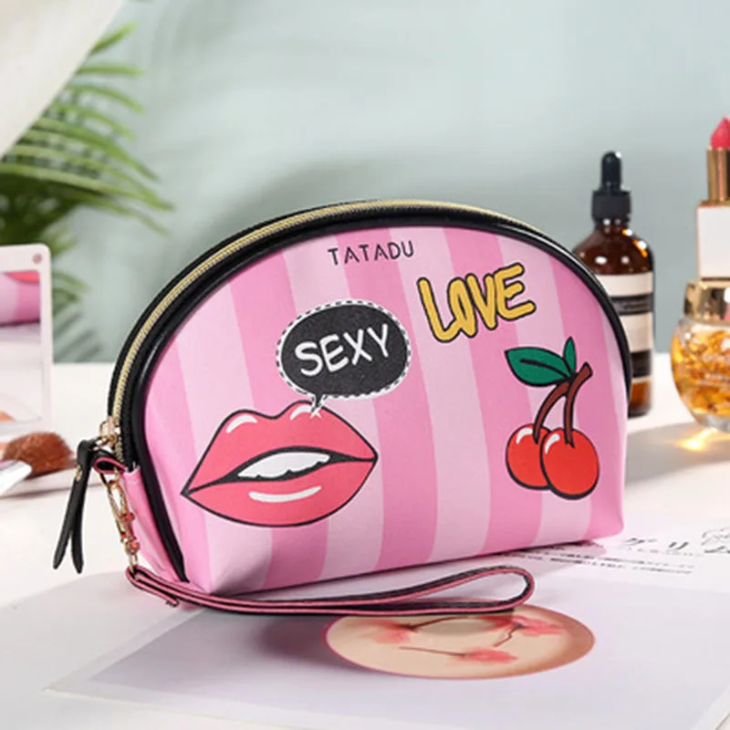 New European And American Women’s Stripe Dumpling Bag Creative Spray-paint Hand-held Cosmetics Storage Bag JT220009
New European And American Women’s Stripe Dumpling Bag Creative Spray-paint Hand-held Cosmetics Storage Bag JT220009