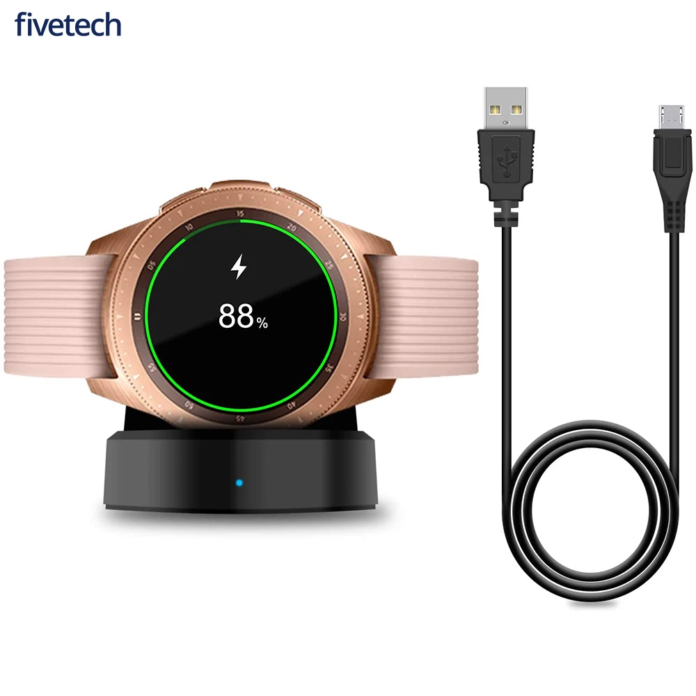 Fivetech Wireless Fast Charger Base For Samsung Galaxy watch 42mm 46mm Galaxy Watch 3/ Active 2 Watch Charging Cable Charges
Fivetech Wireless Fast Charger Base For Samsung Galaxy watch 42mm 46mm Galaxy Watch 3/ Active 2 Watch Charging Cable Charges