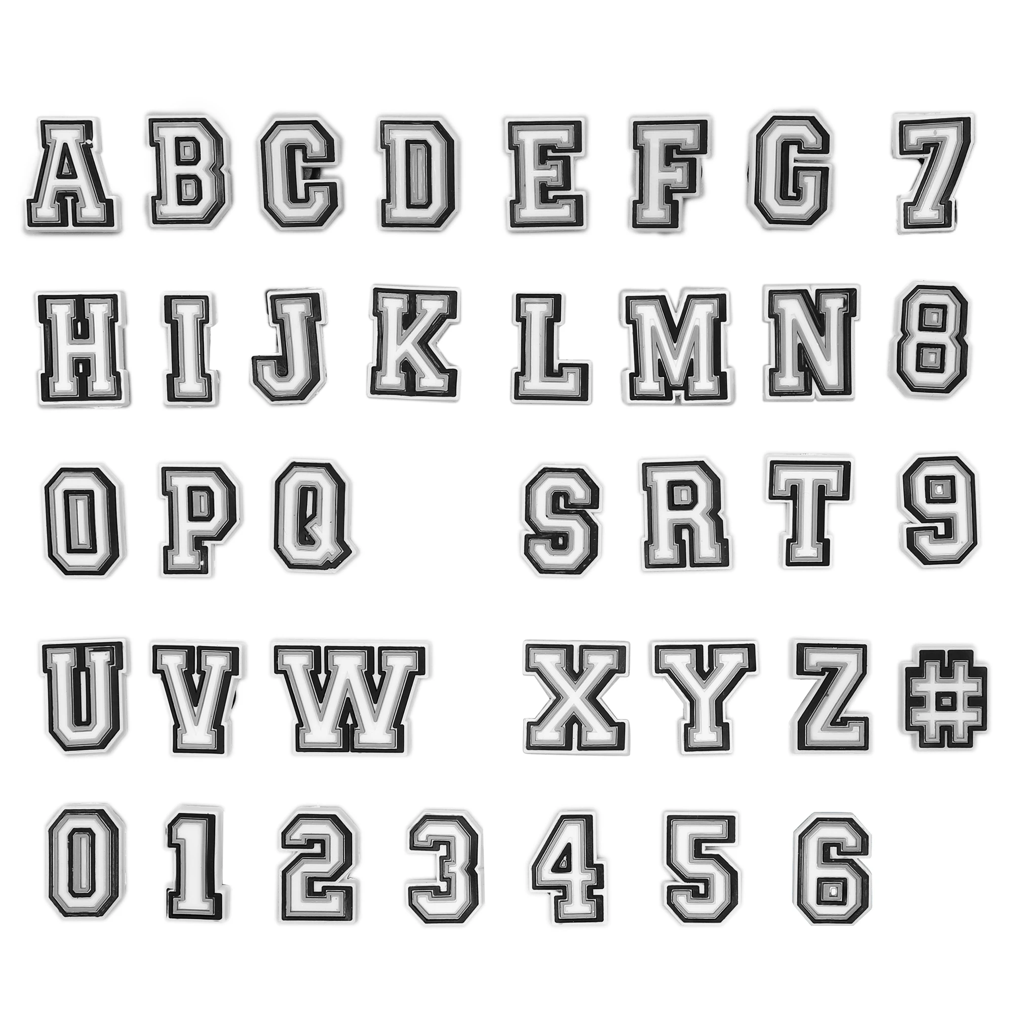 TANSWEET 1pcs Letters Numbers Shoe Charms for Clog Sandals Decoration Wristband Bracelet Party Christmas Gifts
TANSWEET 1pcs Letters Numbers Shoe Charms for Clog Sandals Decoration Wristband Bracelet Party Christmas Gifts