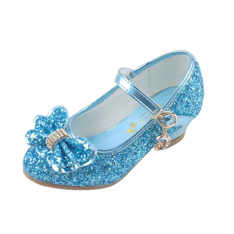 Bow Children Shoes Glitter Princess Girls Sandals Cinderella Kids High Heels Teenager Small Feet Ladies Shinning Fairy Tale Danc
Bow Children Shoes Glitter Princess Girls Sandals Cinderella Kids High Heels Teenager Small Feet Ladies Shinning Fairy Tale Danc