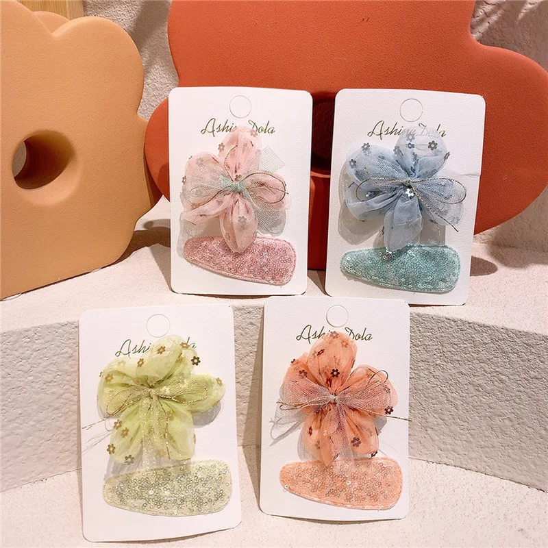 2 шт., Детские сетчатые заколки для волос с блестками
2 шт., Детские сетчатые заколки для волос с блестками