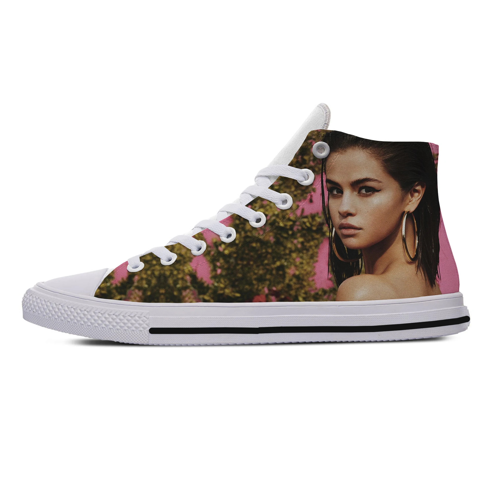Selena Gomez Canvas Shoes Men Women Fashion Summer Casual Sneakers Student Casual Shoes High Top Vulcanize Shoes 2021 Spring
Selena Gomez Canvas Shoes Men Women Fashion Summer Casual Sneakers Student Casual Shoes High Top Vulcanize Shoes 2021 Spring
