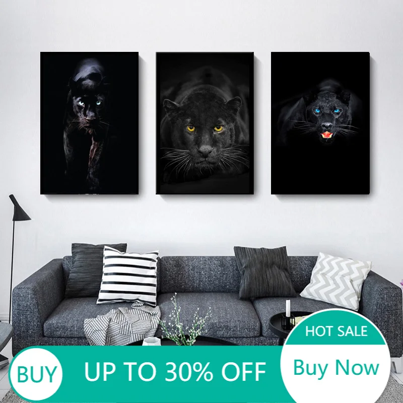 WTQ Animals Black Leopard Panther meditation Canvas Painting Picture for Living Room Wall Art Decoration Poster Print Home Decor
WTQ Animals Black Leopard Panther meditation Canvas Painting Picture for Living Room Wall Art Decoration Poster Print Home Decor