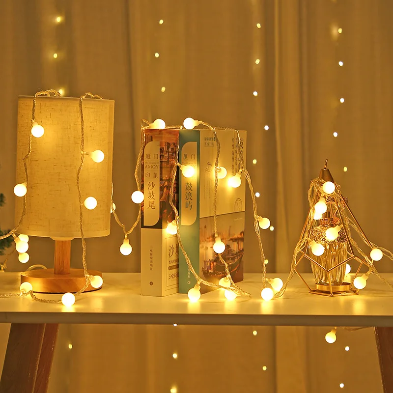 USB/Battery Power LED Ball Garland Lights Fairy String Waterproof Outdoor Lamp Christmas Holiday Wedding Party Lights Decoration
USB/Battery Power LED Ball Garland Lights Fairy String Waterproof Outdoor Lamp Christmas Holiday Wedding Party Lights Decoration