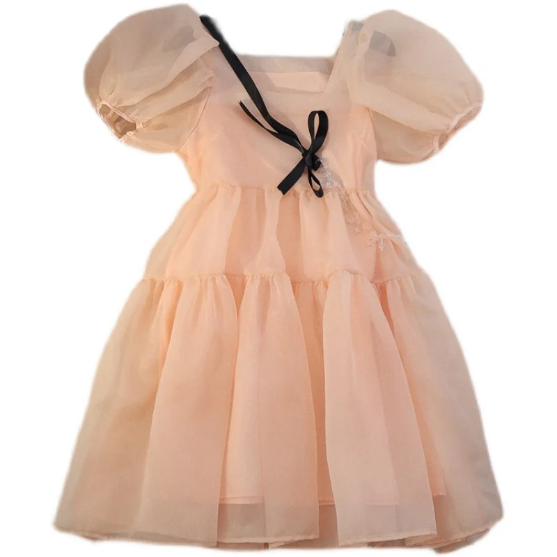 Sweet Organza Dress for Women 2021 Summer New Bubble Sleeve Square Collar Chain High Waist Princess Dresses Girls Ladies
Sweet Organza Dress for Women 2021 Summer New Bubble Sleeve Square Collar Chain High Waist Princess Dresses Girls Ladies