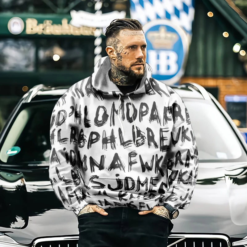 Letter 3d Printing Trend 2022 New Fashion Street Harajuku Art Sports Hoodie Casual Spring and Autumn Men's Hoodie
Letter 3d Printing Trend 2022 New Fashion Street Harajuku Art Sports Hoodie Casual Spring and Autumn Men's Hoodie