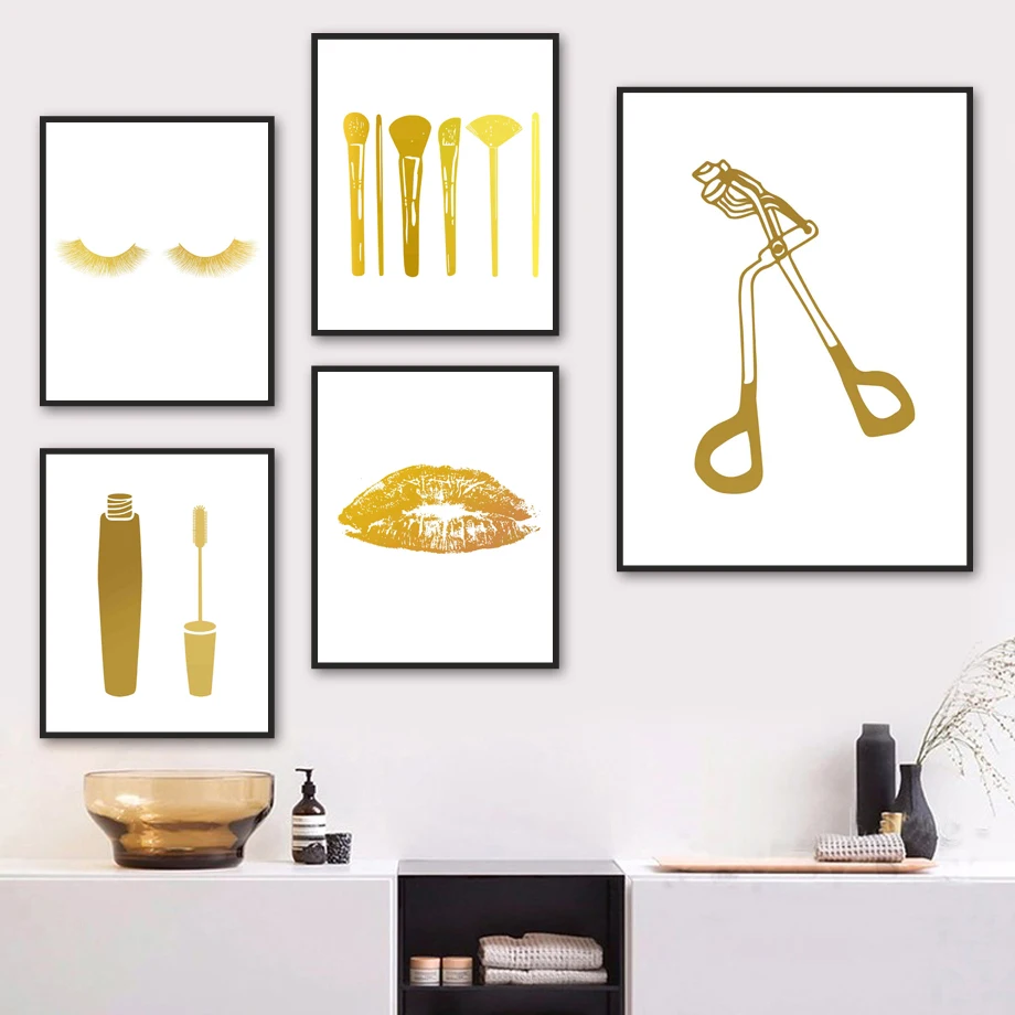 Eyelash Makeup Brush Mascara Clip Lips Wall Art Canvas Painting Nordic Posters And Prints Wall Pictures For Living Room Decor
Eyelash Makeup Brush Mascara Clip Lips Wall Art Canvas Painting Nordic Posters And Prints Wall Pictures For Living Room Decor