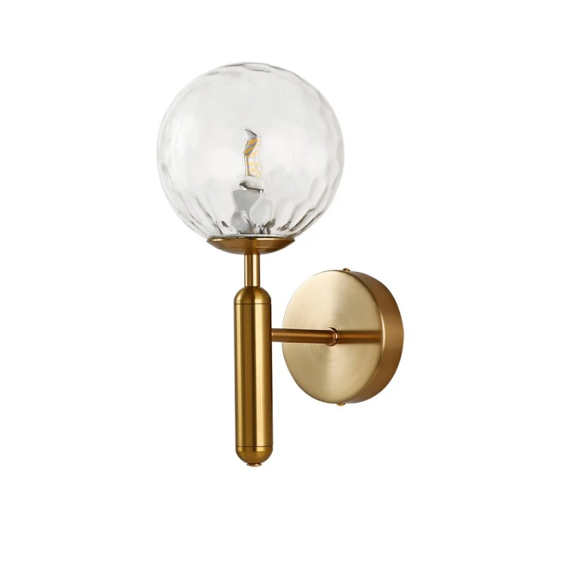 Modern wall lamp living room bedroom bedside lamp Glass Round Ball sonces TV background wall corridor corridor wall lights
Modern wall lamp living room bedroom bedside lamp Glass Round Ball sonces TV background wall corridor corridor wall lights