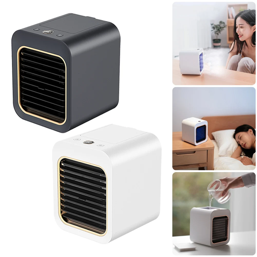 Portable Air Conditioner Desktop Air Cooler USB Powered Cooling A/C Fan 3 Speeds LCD Display Misting Fan for Home Office
Portable Air Conditioner Desktop Air Cooler USB Powered Cooling A/C Fan 3 Speeds LCD Display Misting Fan for Home Office