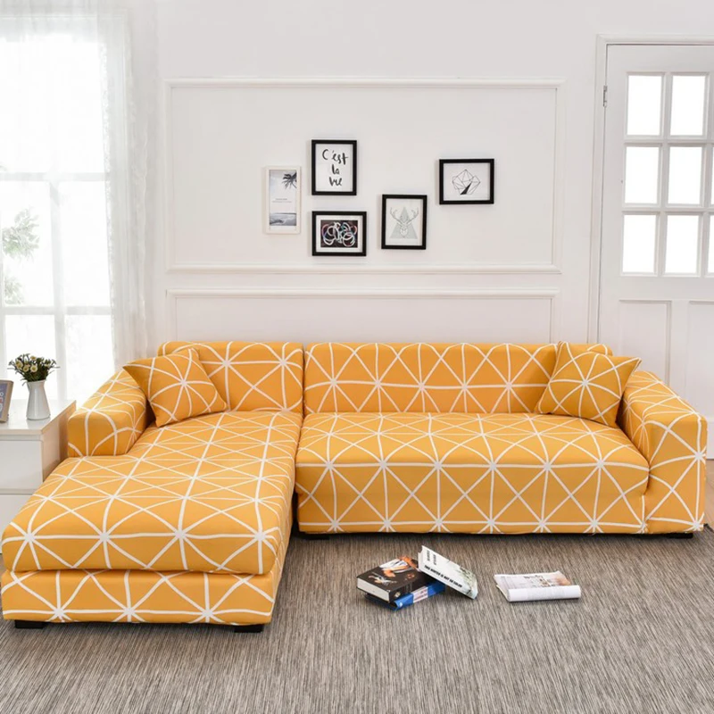 Yellow Printed Sofa Cover Elastic Plain Home Decoration Protector Couch Cover Stretch Universal Sectional L Shaped Slipcover
Yellow Printed Sofa Cover Elastic Plain Home Decoration Protector Couch Cover Stretch Universal Sectional L Shaped Slipcover