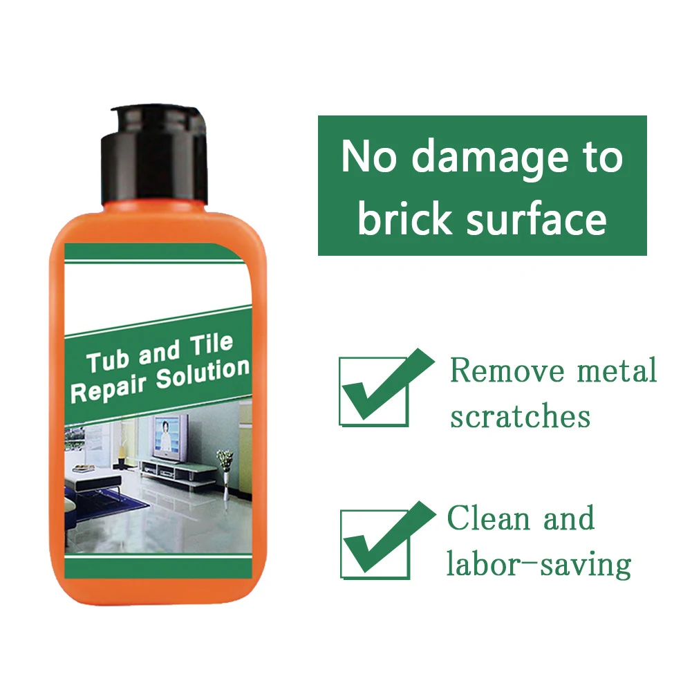 100ml Floor Kitchen Liquid Tile Scratch Repair Agent Ceramic Accessories Stain Cleaner Home Dents Refinishing Spray Practical
100ml Floor Kitchen Liquid Tile Scratch Repair Agent Ceramic Accessories Stain Cleaner Home Dents Refinishing Spray Practical