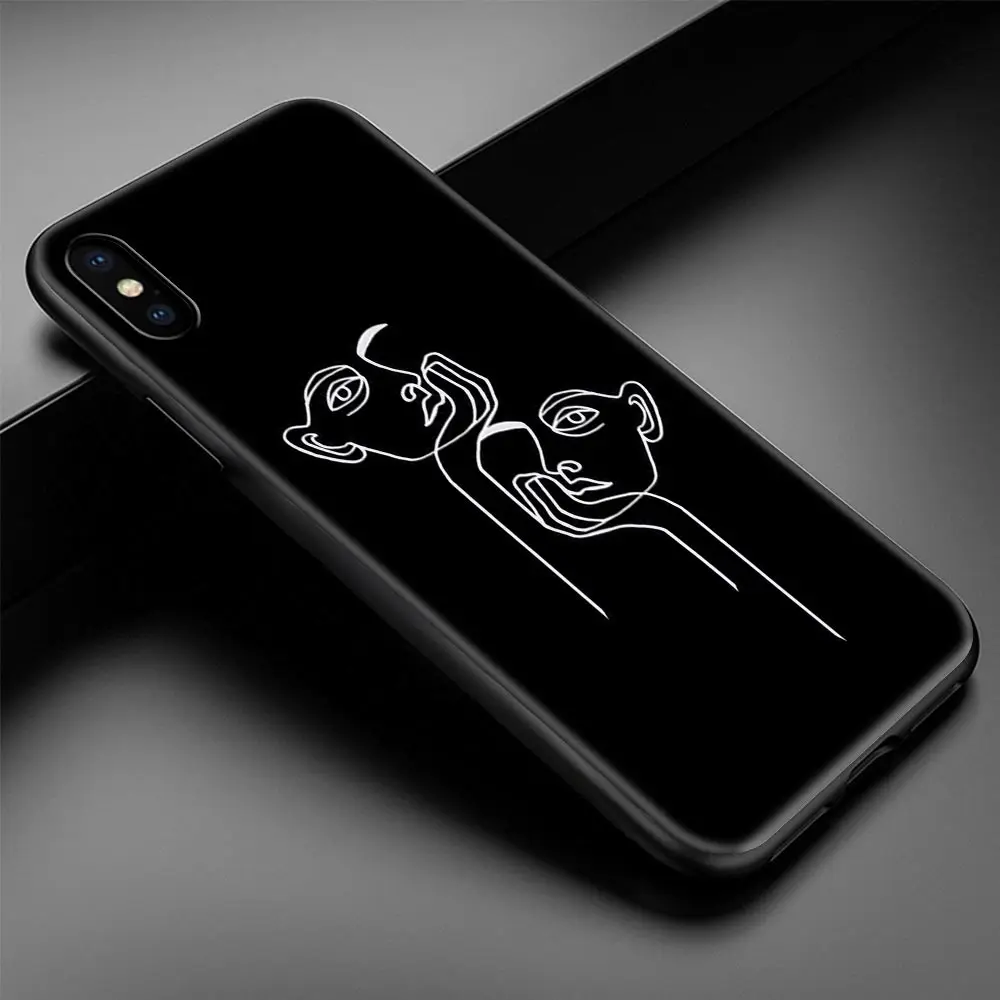 Aesthetic Face Line Art Luxury Phone Case Cover for iPhone 11 12 Pro MAX 7 8 XR XS MAX X 6 6S Plus Silicone Soft TPU Coque Shell
Aesthetic Face Line Art Luxury Phone Case Cover for iPhone 11 12 Pro MAX 7 8 XR XS MAX X 6 6S Plus Silicone Soft TPU Coque Shell