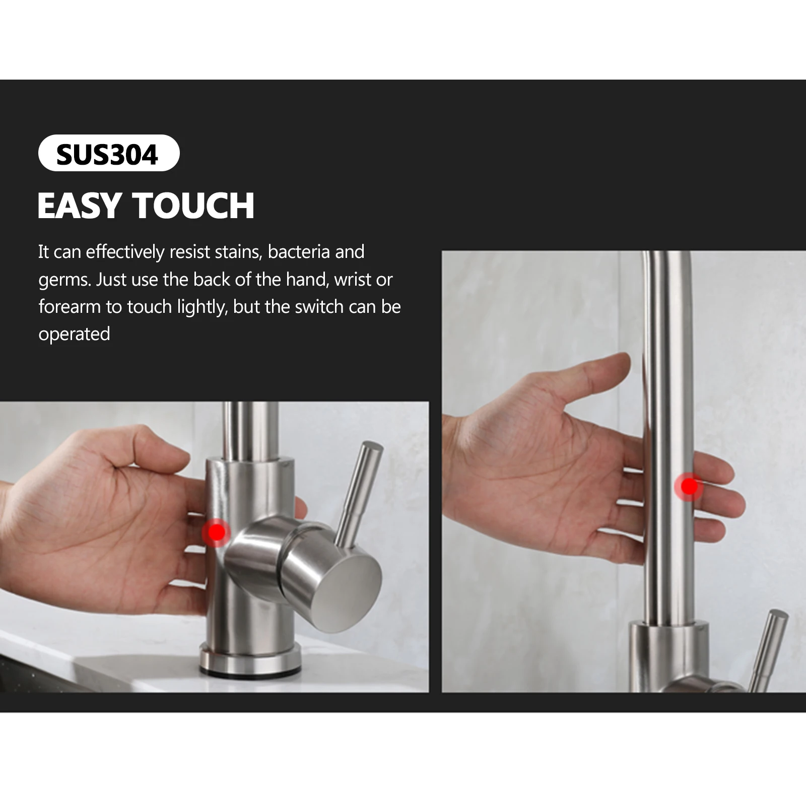 Kitchen Faucets Stainless Steel Smart Touch For Sensor Kitchen Water Tap Sink Mixer Rotate Touch Faucet Sensor Water Mixer
Kitchen Faucets Stainless Steel Smart Touch For Sensor Kitchen Water Tap Sink Mixer Rotate Touch Faucet Sensor Water Mixer