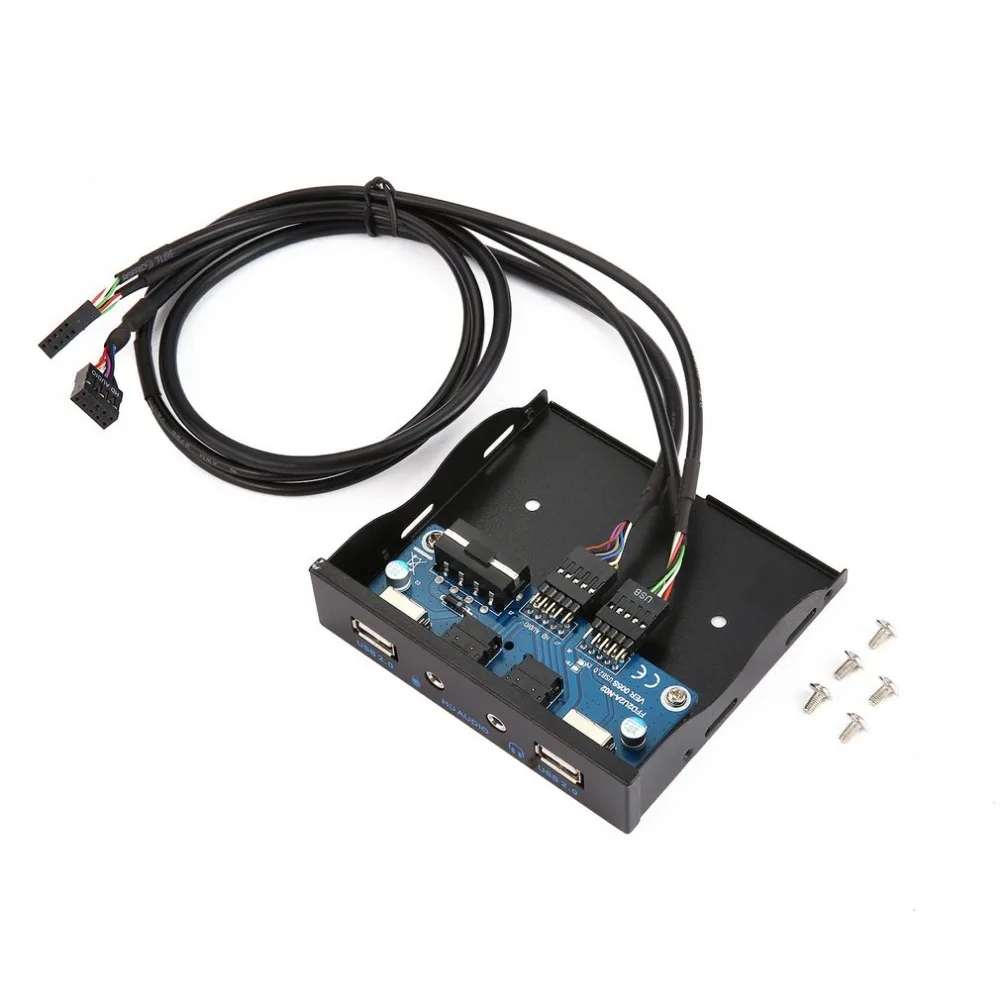 3.5'' 2-USB 2.0 Port HUB HD Audio Output Floppy Drive Expansion Front Panel Digital Mobile Rack Expanding for Your PC
3.5'' 2-USB 2.0 Port HUB HD Audio Output Floppy Drive Expansion Front Panel Digital Mobile Rack Expanding for Your PC