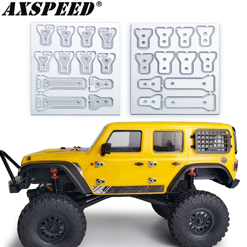 AXSPEED нержавеющая сталь задняя дверь Крышка шарнира крышки двигателя шарнирное украшение для 1/24 осевой SCX24 AXI00002 модификационная часть
AXSPEED нержавеющая сталь задняя дверь Крышка шарнира крышки двигателя шарнирное украшение для 1/24 осевой SCX24 AXI00002 модификационная часть