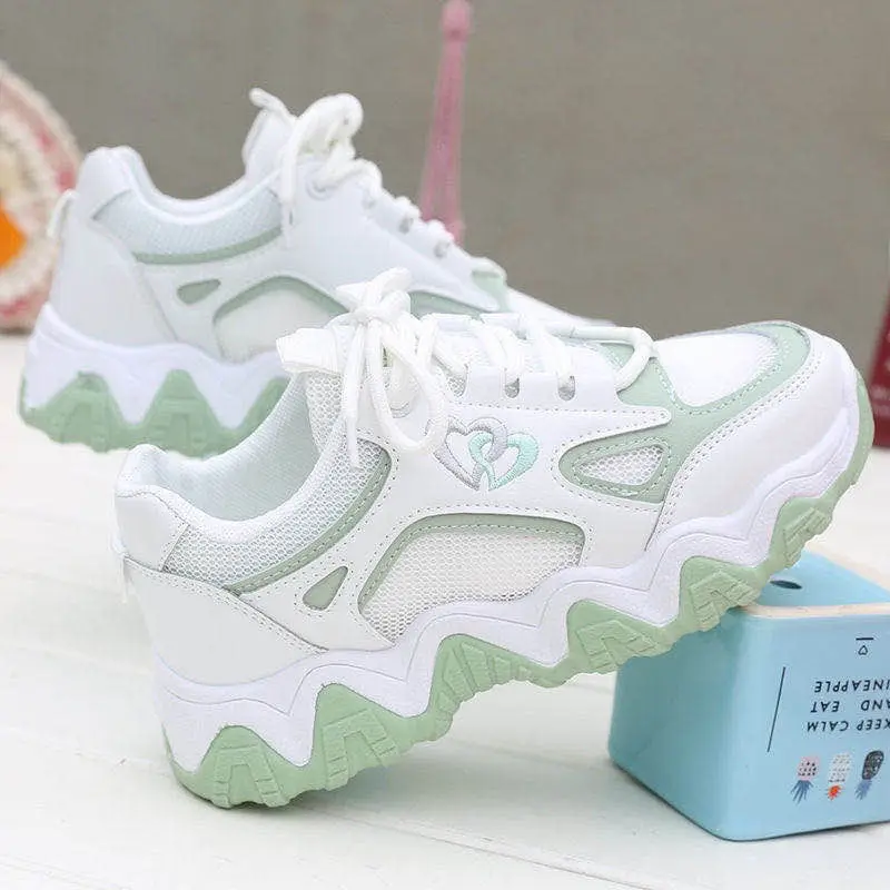 Bottom Women's Vulcanize Shoes Versatile Platform Ladies Sports Shoes Female Student Casual Sneakers Heighten Athletic Sneakers
Bottom Women's Vulcanize Shoes Versatile Platform Ladies Sports Shoes Female Student Casual Sneakers Heighten Athletic Sneakers