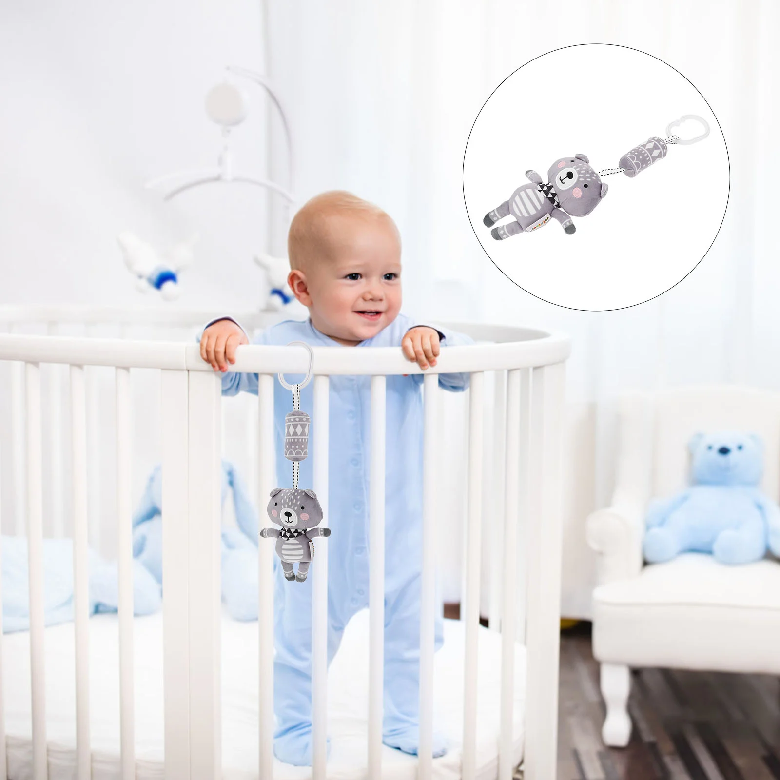 Мультяшный медведь погремушка колокольчик подвеска кроватка подвесная плюшевая кукла
Мультяшный медведь погремушка колокольчик подвеска кроватка подвесная плюшевая кукла