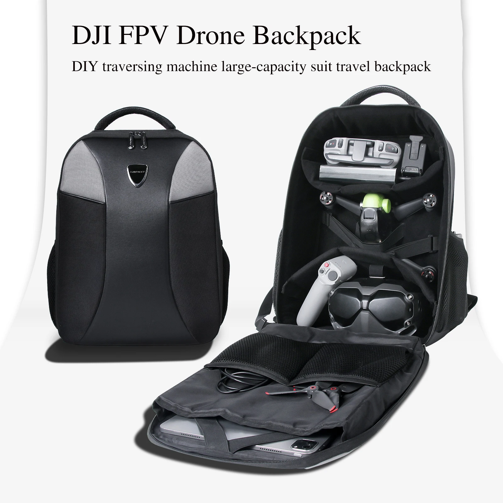 Drone backpack DIY travel through machine large capacity suit suitcase DJI FPV/Avata drone storage bag
Drone backpack DIY travel through machine large capacity suit suitcase DJI FPV/Avata drone storage bag