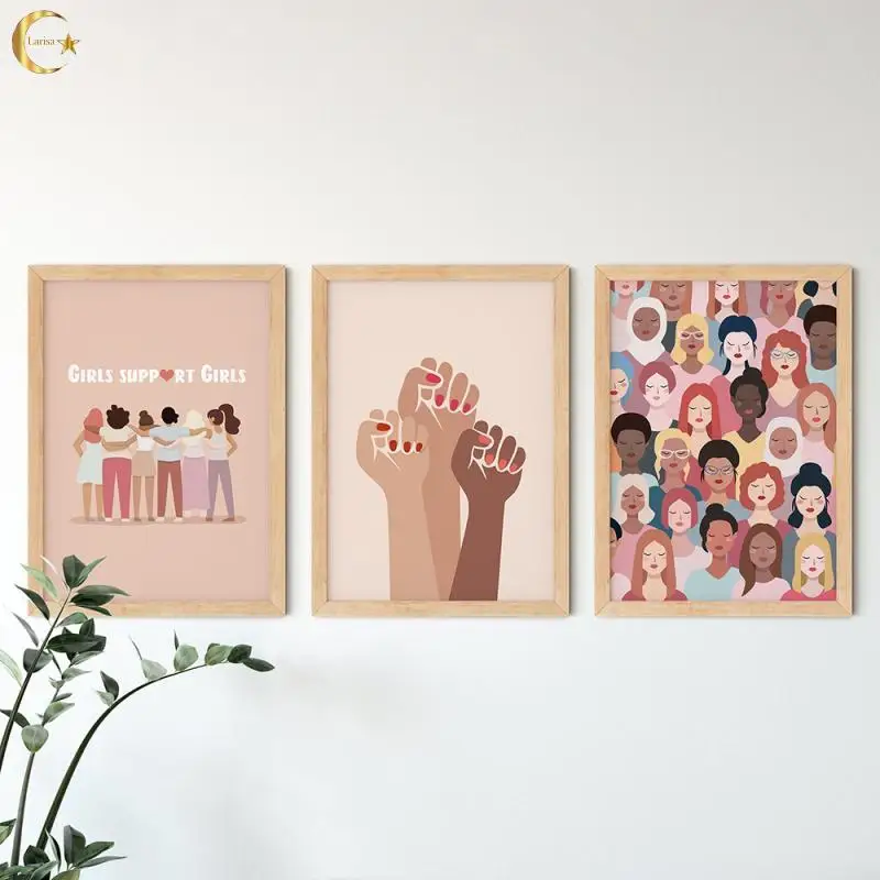 Modern Poster Feminist Nursery Women Power Hand Canvas Painting Wall Art Prints Pictures Girls Gift Living Room Home Decor 
Modern Poster Feminist Nursery Women Power Hand Canvas Painting Wall Art Prints Pictures Girls Gift Living Room Home Decor