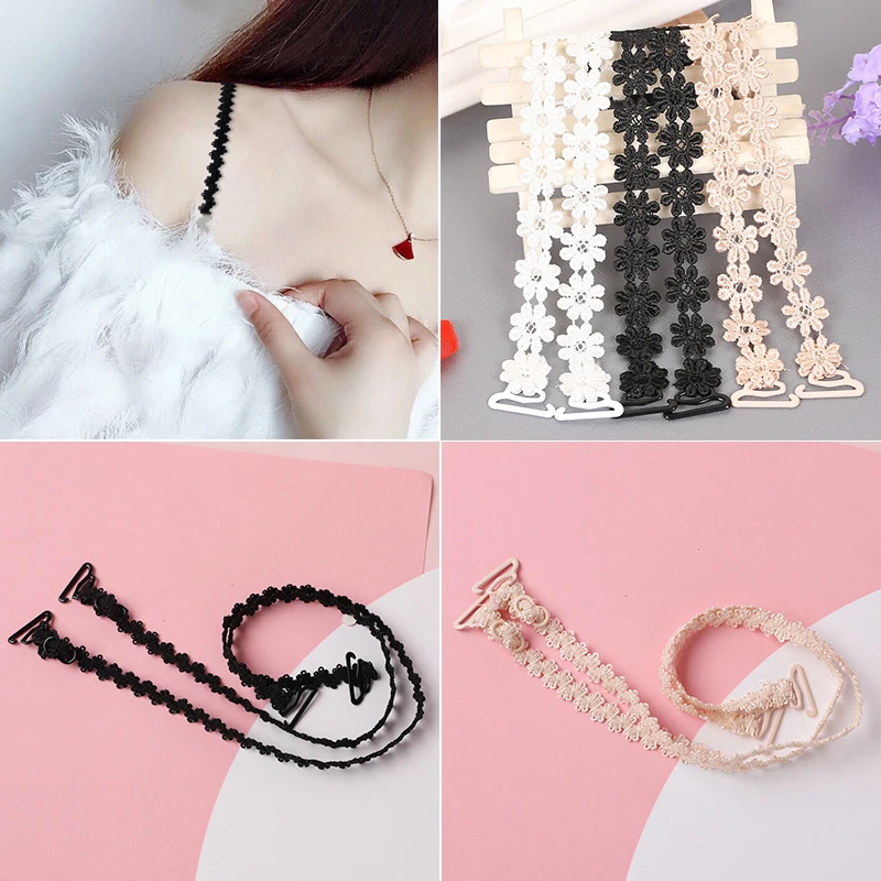 Invisible Bra Straps Slip-Resistant Transparent Silicone Shoulder Straps Lace Flower Adjustable Bra Accessories for Women
Invisible Bra Straps Slip-Resistant Transparent Silicone Shoulder Straps Lace Flower Adjustable Bra Accessories for Women