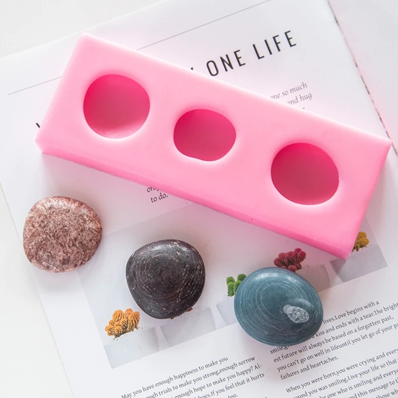 Epoxy Resin Mold 3 Stones Candle Silicone Mould DIY Crafts Plaster Soap Decorations Making Tool
Epoxy Resin Mold 3 Stones Candle Silicone Mould DIY Crafts Plaster Soap Decorations Making Tool