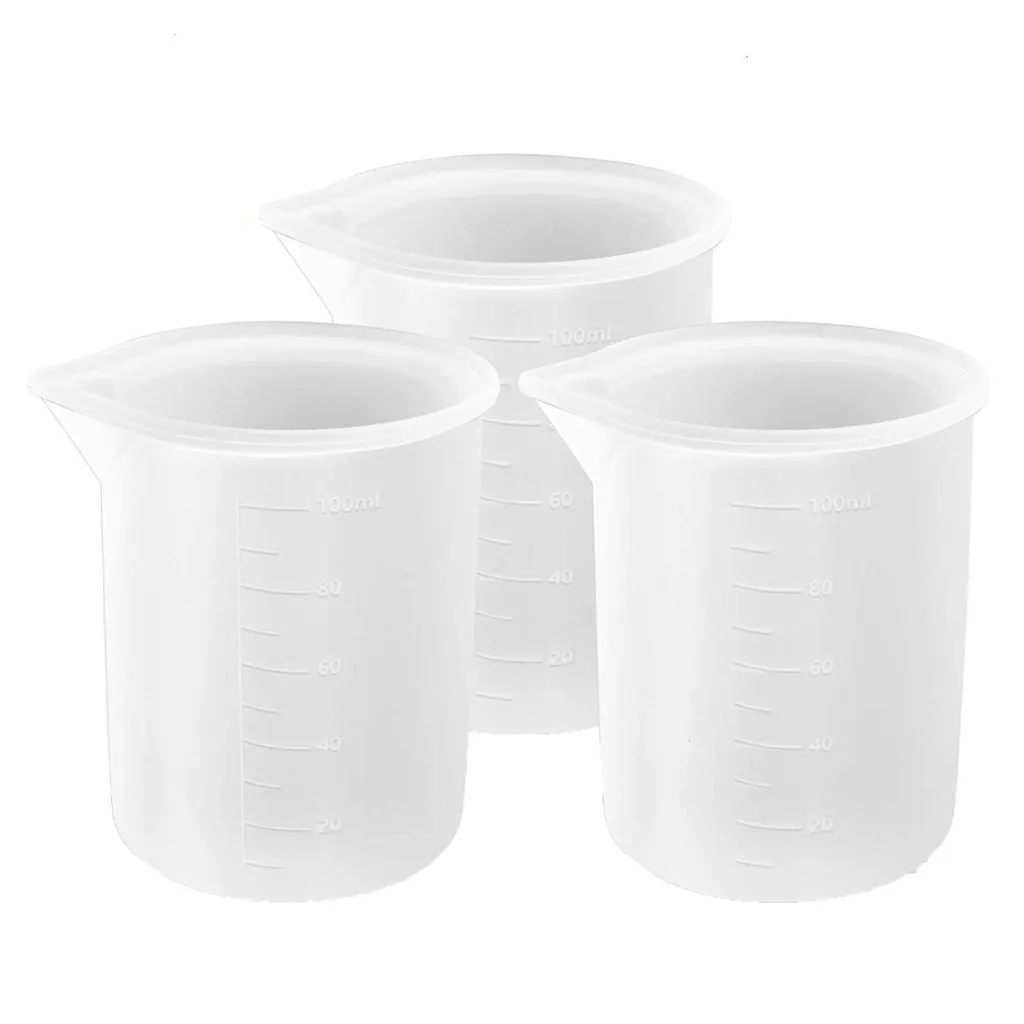 3PCS 100ML Kitchen Measuring Cup With Clear Scales Silicone Resin Glue DIY Tool Jewelry Make Practical Grips Measuring Tools
3PCS 100ML Kitchen Measuring Cup With Clear Scales Silicone Resin Glue DIY Tool Jewelry Make Practical Grips Measuring Tools