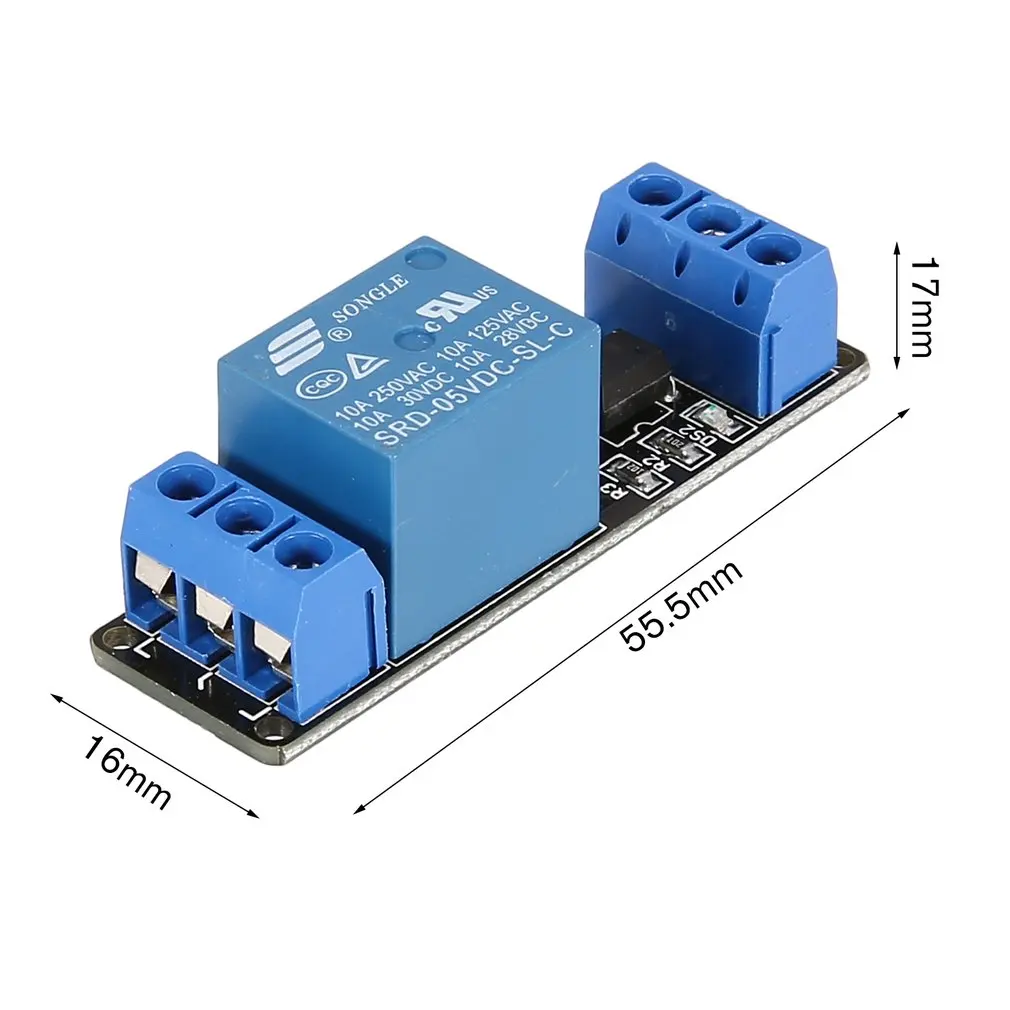 

3V 1 Channel Relay Module Interface Board Low Level Trigger Optocoupler for Arduino SCM PLC Smart Home Remote Control Switch