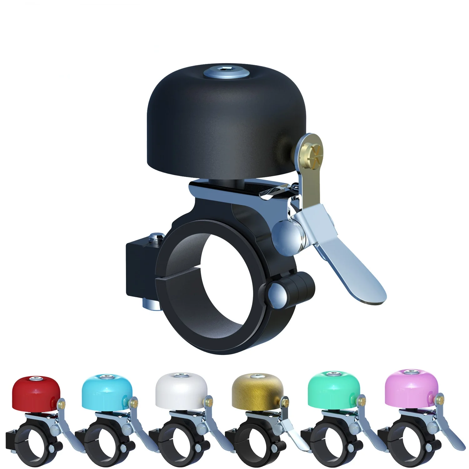 Classic Bike Bell Adults or Kids Cycling Accessories for Road Mountain Bikes Left and Right Hand Use
Classic Bike Bell Adults or Kids Cycling Accessories for Road Mountain Bikes Left and Right Hand Use