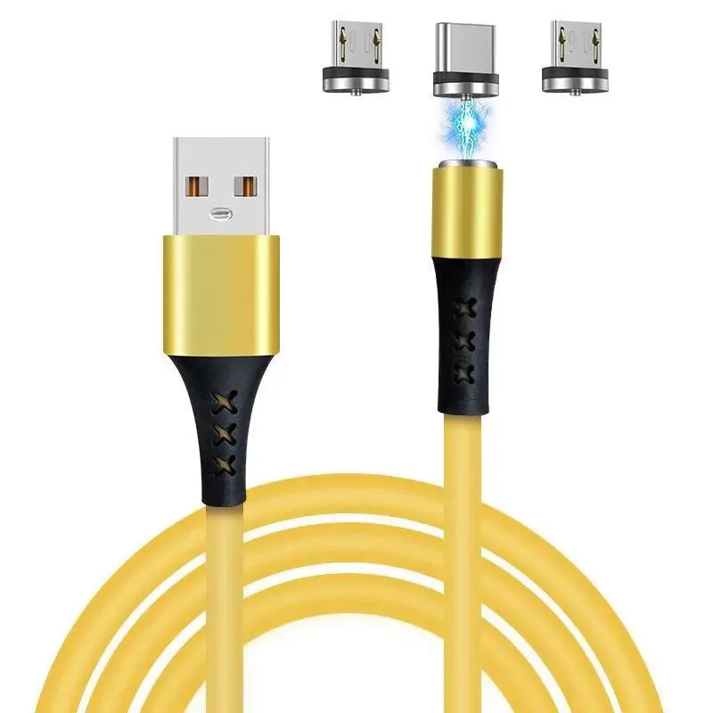 Magnetic USB Cable Fast Charging USB Type C Cable Magnet Charger Android Micro USB Cable Liquid Silicone Mobile Phone Data Cord
Magnetic USB Cable Fast Charging USB Type C Cable Magnet Charger Android Micro USB Cable Liquid Silicone Mobile Phone Data Cord