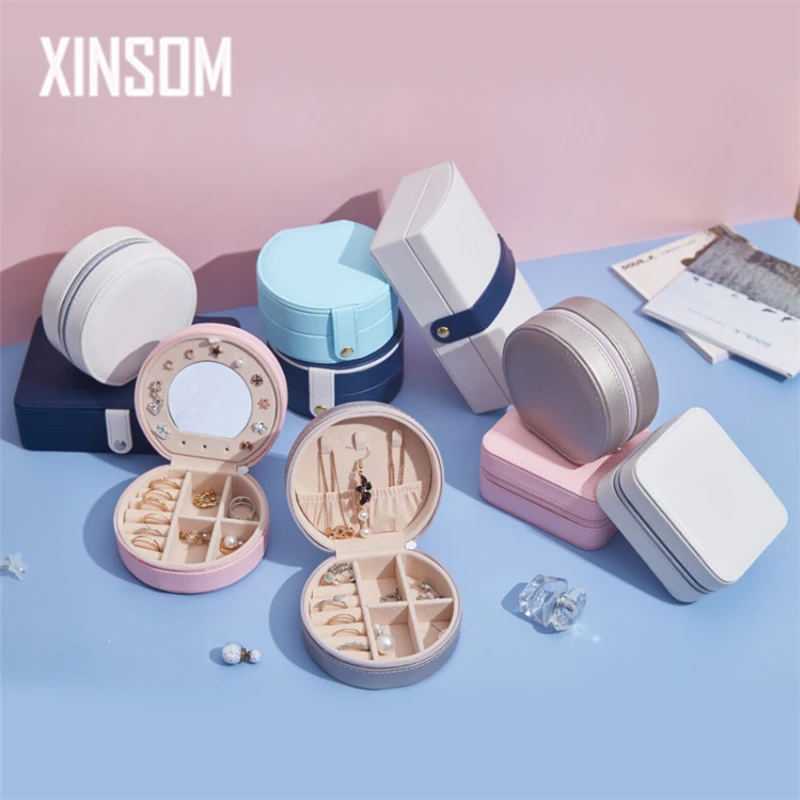 XINSOM Jewelry Box Casket PU Leather Women Girls High Capacity Jewelry Storage Box Portable Travel Case Birthday Christmas Gift
XINSOM Jewelry Box Casket PU Leather Women Girls High Capacity Jewelry Storage Box Portable Travel Case Birthday Christmas Gift