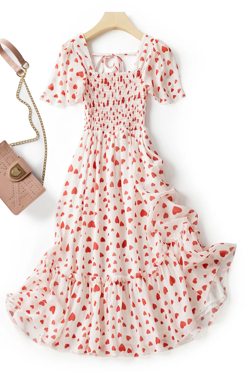 First Love Dress Lady Summer Fairy Super Fairy Sweet Gentle Wind New Wave Point Skirt 2021 Temperament Foreign Style 
First Love Dress Lady Summer Fairy Super Fairy Sweet Gentle Wind New Wave Point Skirt 2021 Temperament Foreign Style