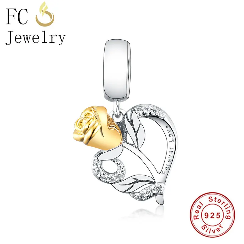 FC Jewelry Fit Original Pandora charm Bracelet 925 Sterling Silver Gold Color Rose Bead Pendant Making Reflexion Berloque 2020
FC Jewelry Fit Original Pandora charm Bracelet 925 Sterling Silver Gold Color Rose Bead Pendant Making Reflexion Berloque 2020
