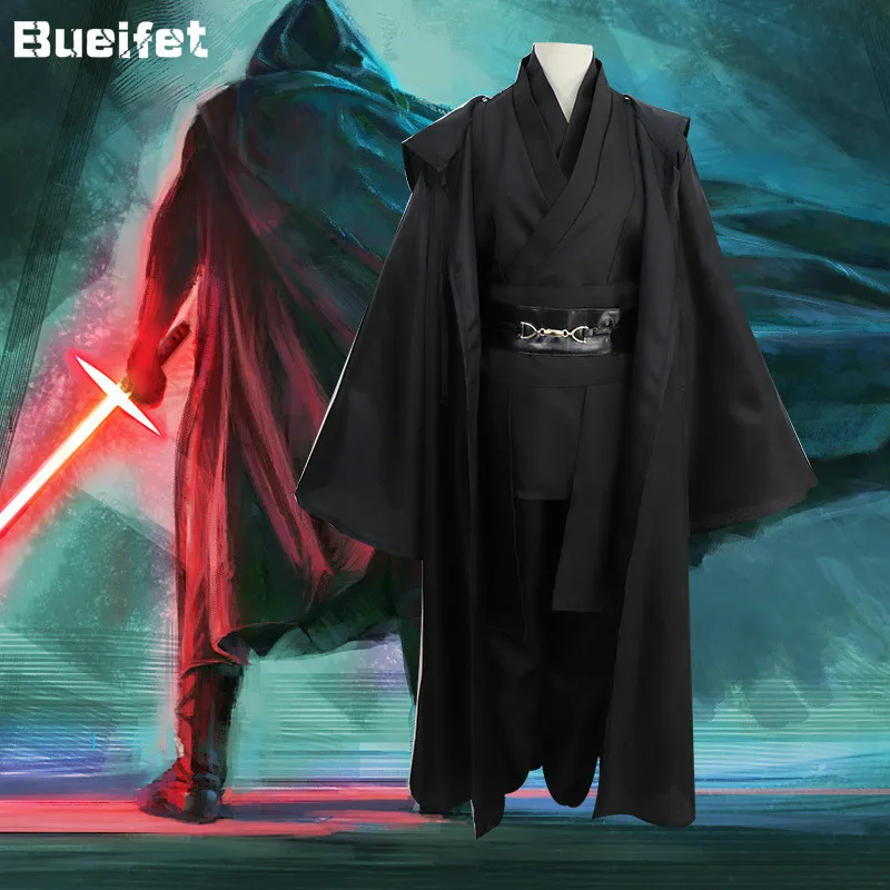 

Anakin Skywalker Replica Jedi Robe Fantasia Male Star Wars Men's Jedi Knight Costume for Men Halloween Cosplay Costume Plus Size